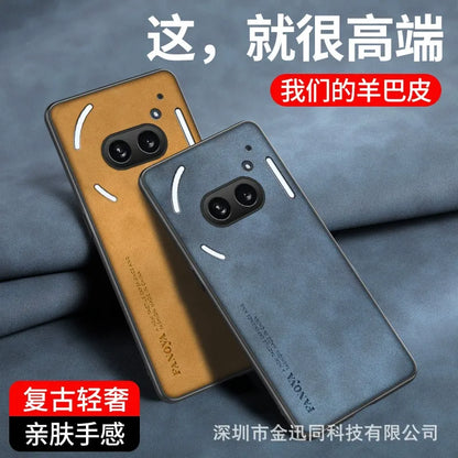 Nothing phone 3A  ultra slim Matte Hard Case with leather finish