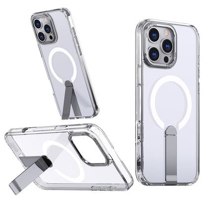 Iphone 16e Magsafe Case with Metal Kickstand & Lens Frame Shockproof Slim Design