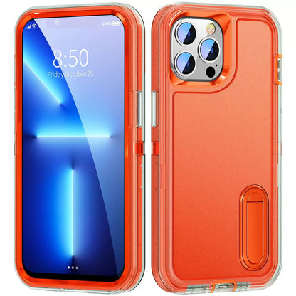 Iphone 16 plus case triple layer defender style with kickstand