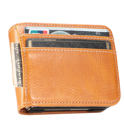 samsung galaxy z flip 4 PU leather wallet case