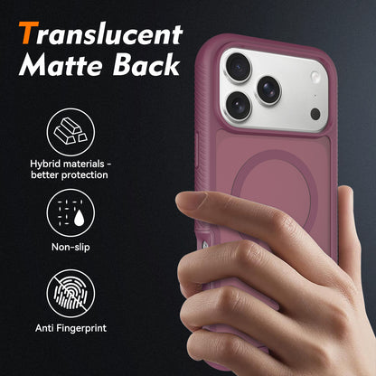 iPhone 17 Pro Max / 18 Pro Max case MagSafe 360 Front + Back Protection matte finish 4 color option