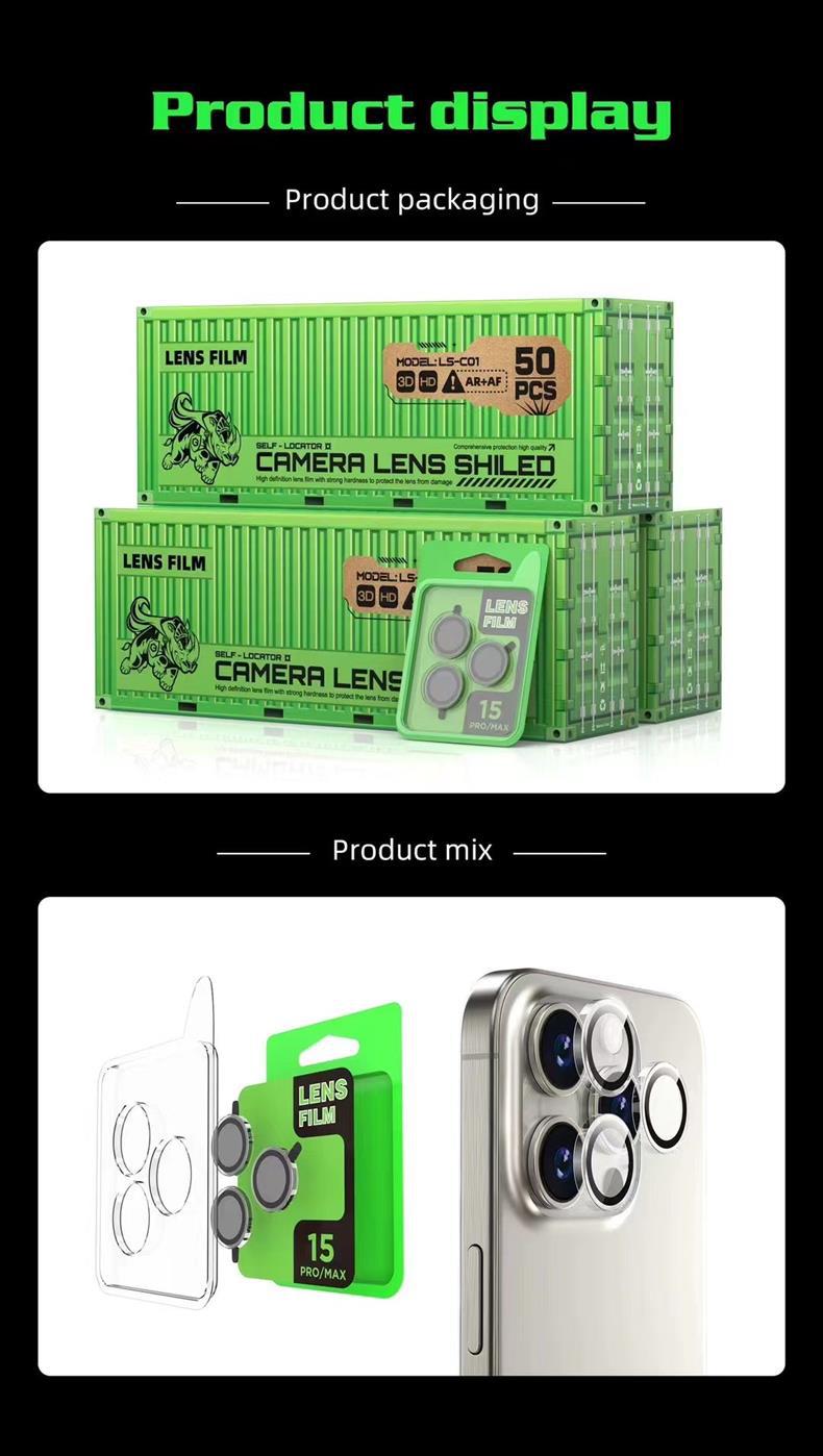 Samsung galaxy s24 Individual Metal Camera Lens Protector with Alignment Frame