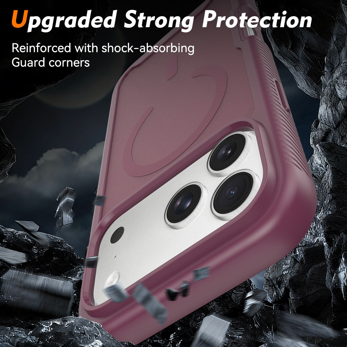 iPhone 17 Pro Max / 18 Pro Max case MagSafe 360 Front + Back Protection matte finish 4 color option