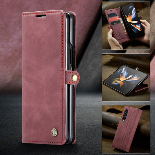 samsung galaxy z fold 6 PU leather wallet case caseme brand