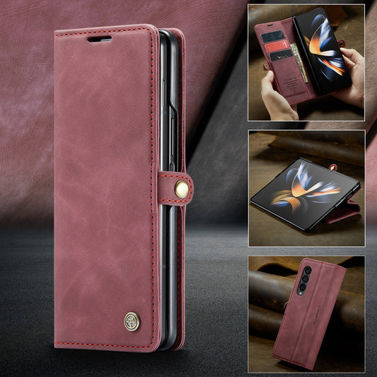 samsung galaxy z fold 7 PU leather wallet case caseme brand