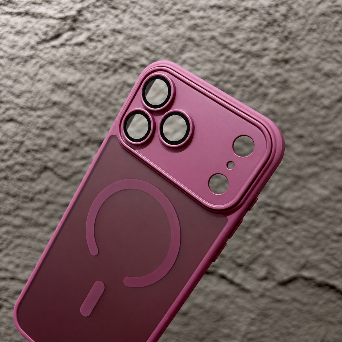 iPhone 17 Pro Max / 18 Pro Max Magnetic Case precise camera lens cutout Soft-Touch Frosted Translucent finish