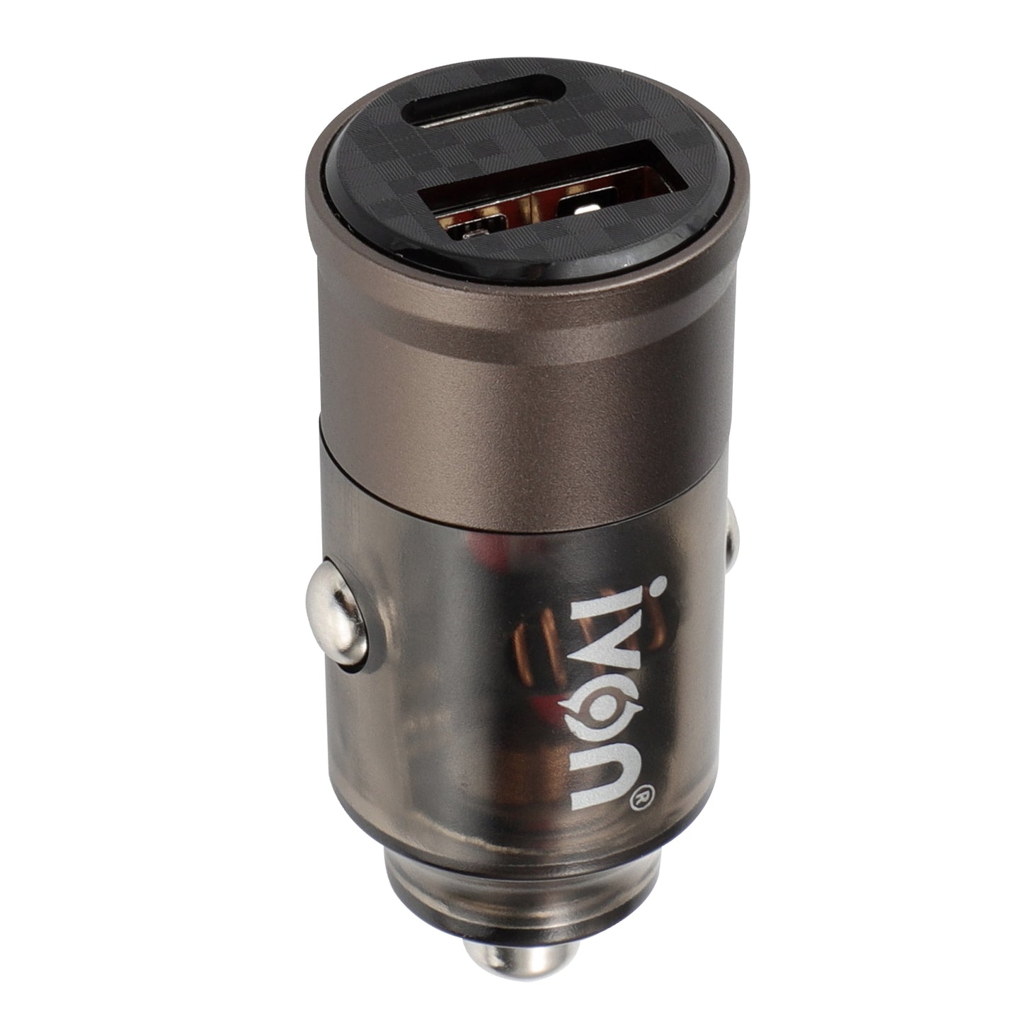 Ivon Dual port Car Charger : 33W PD fast charger support 25w super fast charge for samsung & 20w fast charge for IP cc60
