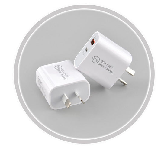 Fast charger PD 20W Dual Port QC3.0