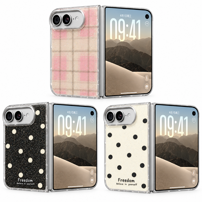 iPhone Duo 3D hard glitter 2pc fashion polka dot case magsafe