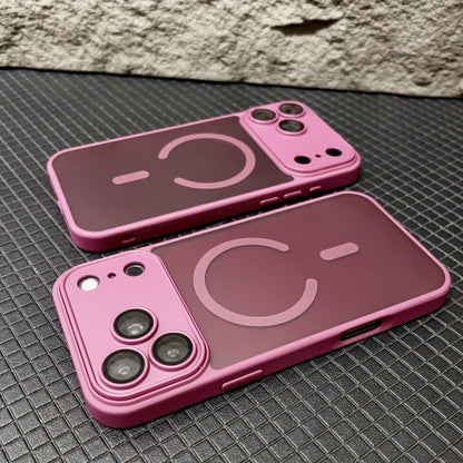 iPhone 17 Pro Max / 18 Pro Max Magnetic Case precise camera lens cutout Soft-Touch Frosted Translucent finish