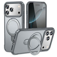 Iphone 17 air shockproof magsafe Case with Foldable Magnetic Ring Kickstand