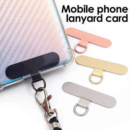 4pcs Phone Lanyard Patch & 360° Swivel Connector with raised bridge design for charging port fit