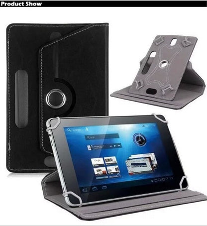 10inch Universal Tablet PU Leather Case with 360° Rotating Stand
