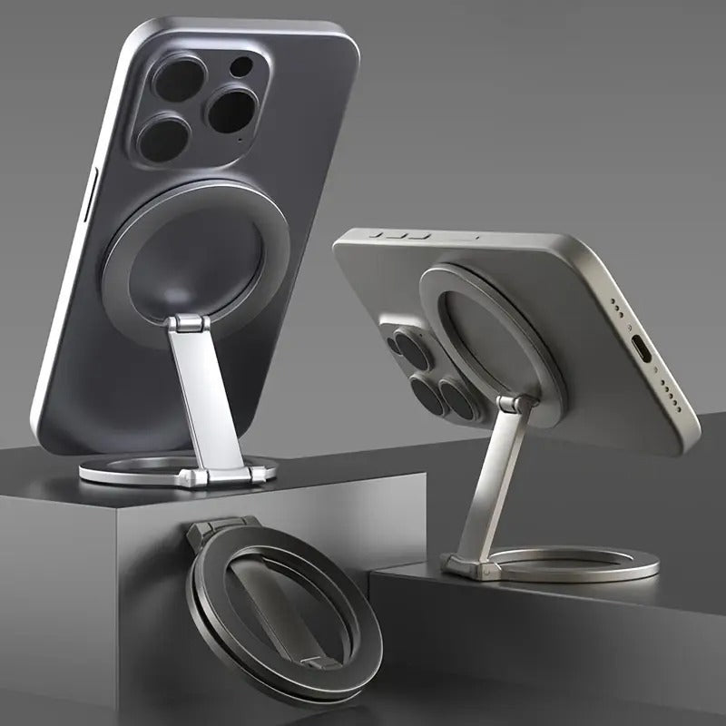 Z shape magnetic ring holder - Foldable adjustable Magnetic Grip Holder & stand