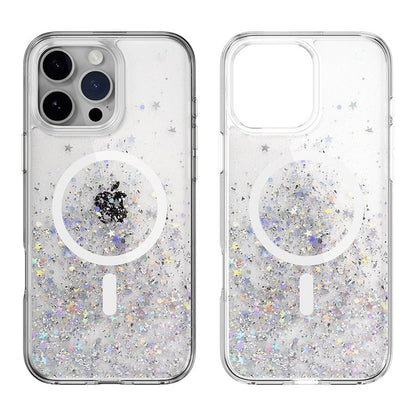 Iphone 12 pro max 3D hard glitter resin epoxy case magsafe