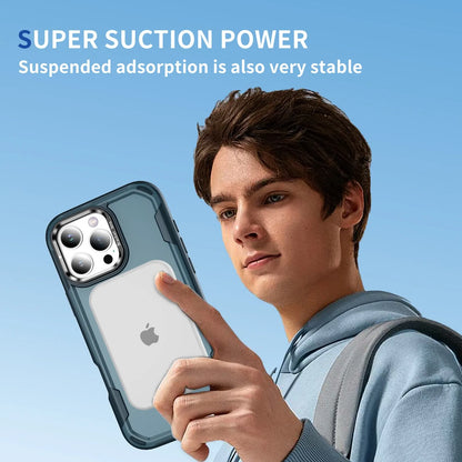 Iphone 17 air soft-touch 3 in 1 magsafe Case shockproof w foldable camera stand