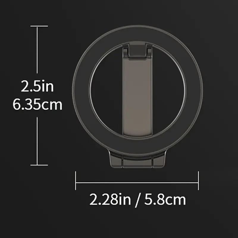 Z shape magnetic ring holder - Foldable adjustable Magnetic Grip Holder & stand