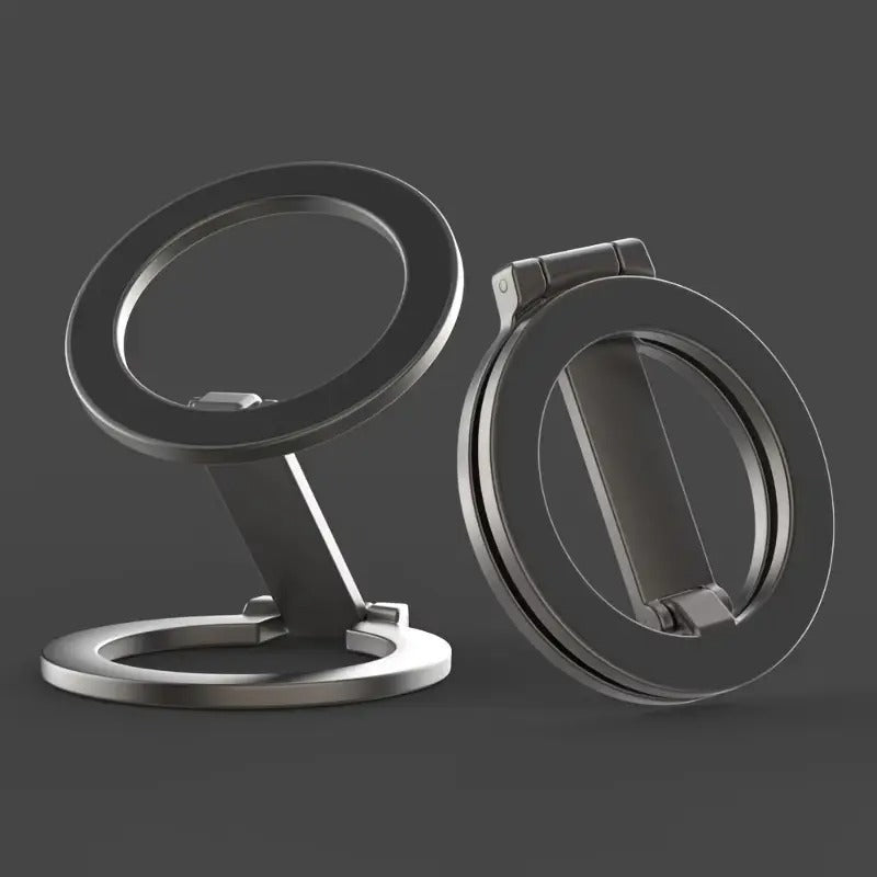 Z shape magnetic ring holder - Foldable adjustable Magnetic Grip Holder & stand