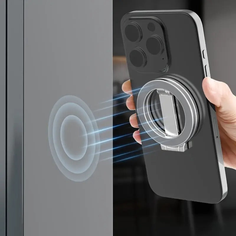 Z shape magnetic ring holder - Foldable adjustable Magnetic Grip Holder & stand