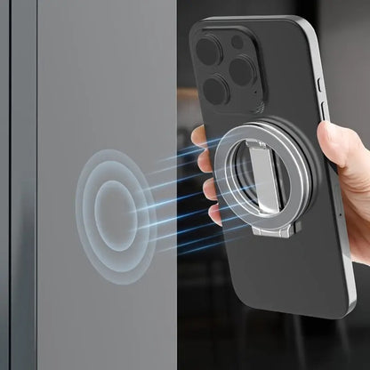 Z shape magnetic ring holder - Foldable adjustable Magnetic Grip Holder & stand
