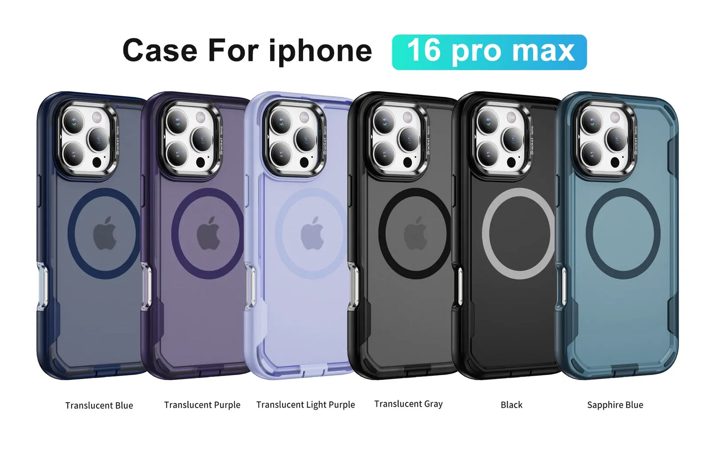 Iphone 17 air soft-touch 3 in 1 magsafe Case shockproof w foldable camera stand