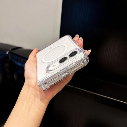 iPhone Duo hybrid ultra clear magsafe case hinge protection strong magnet