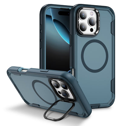 Iphone 17 air soft-touch 3 in 1 magsafe Case shockproof w foldable camera stand