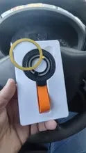 MagSafe Carbon Fiber Ring Holder with Strap ??Magnetic Kickstand & Finger Loop
