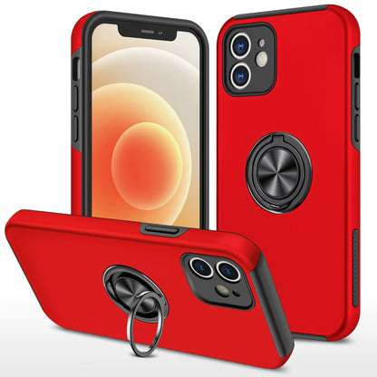 Samsung galaxy a05s Matte Finish Invisible Ring Case Dual Layer with 360° Rotating Stand (B012)