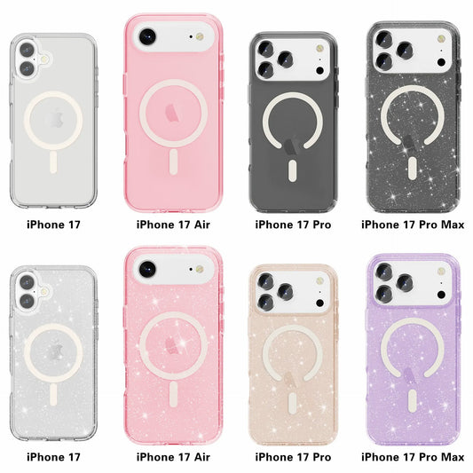 Iphone 17 air ultimate hard glitter case magsafe tough armor otterbox