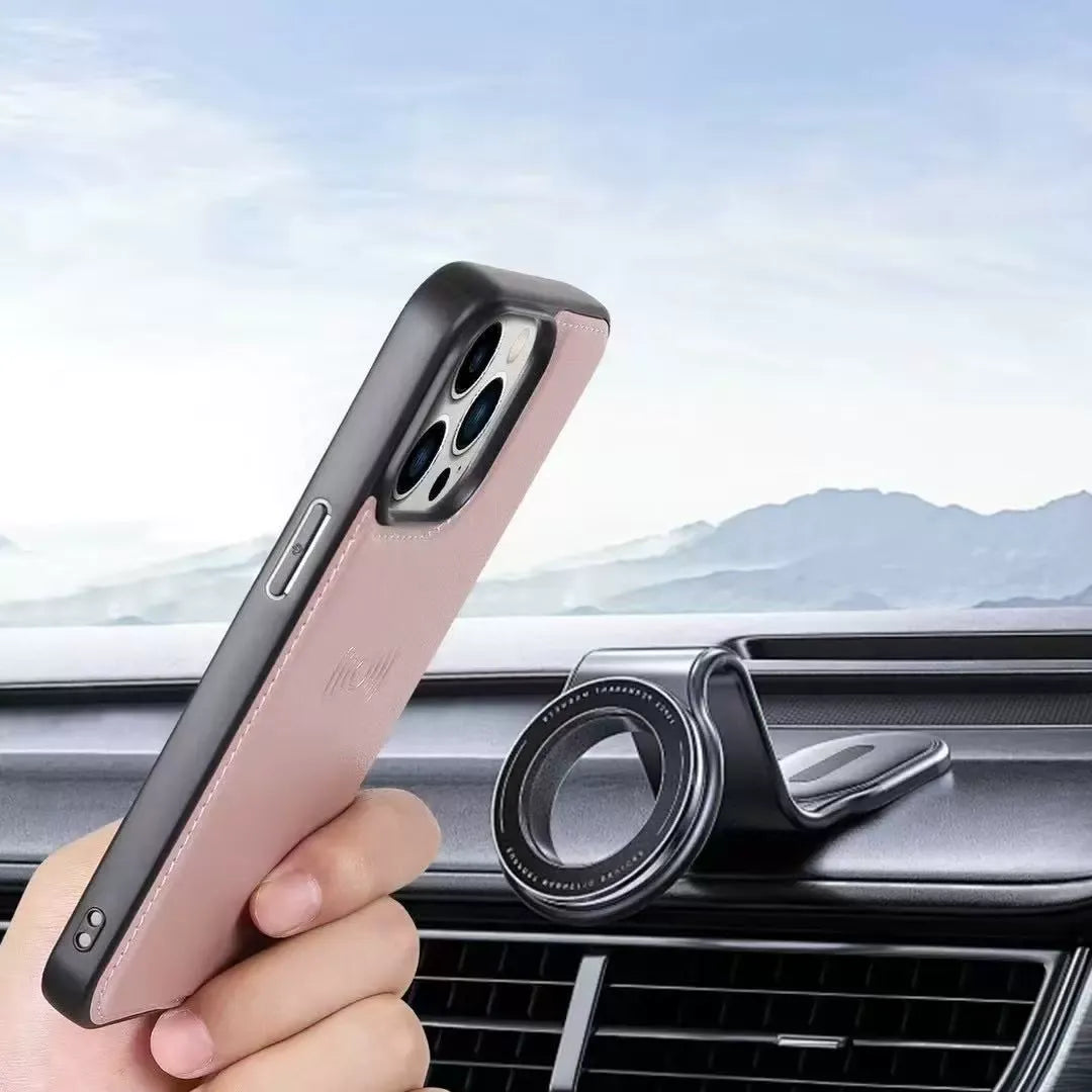 iphone 14 pro magsafe compatible 2 in 1 magnetic detachable wallet case