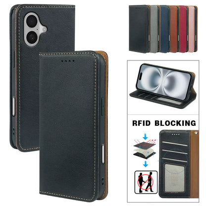 samsung galaxy a71 5g flip wallet case lichi grain finish with invisible magnetic closure (strong) & RFID blocking (w-015)