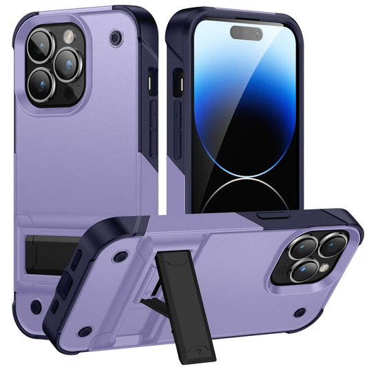 Iphone 16 case dual layer Heavy Duty Shockproof with Kickstand