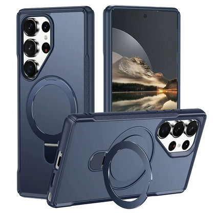 Oppo a5 pro Hybrid structure (TORRAS style) Slim Armor MagSafe Ring Stand Case