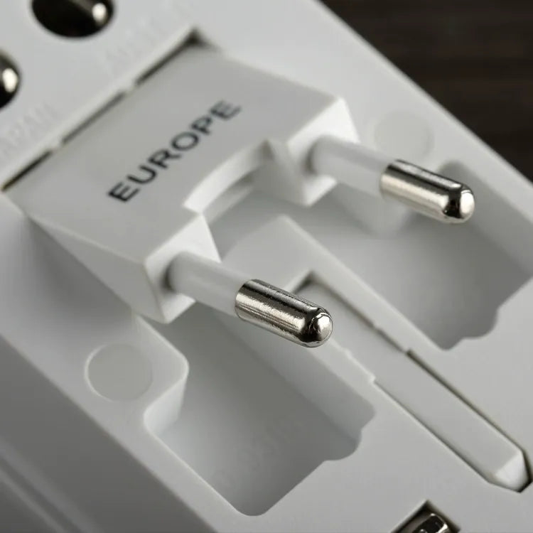 Universal All-in-One International Travel Adapter with 2 USB port