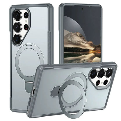 Oppo a5 pro Hybrid structure (TORRAS style) Slim Armor MagSafe Ring Stand Case
