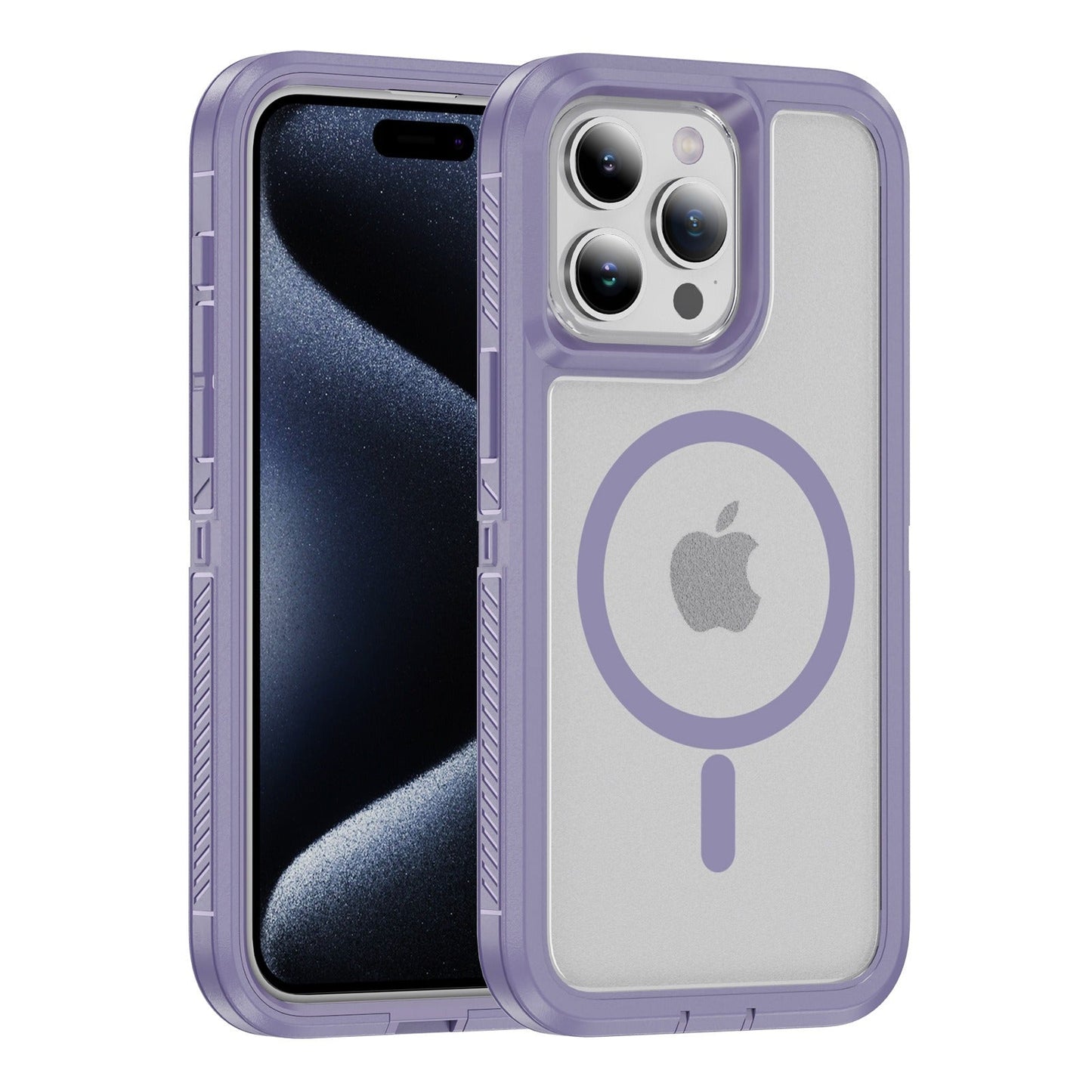 Iphone 16 case light weight 3-in-1 triple layer case otterbox defender series xt style (no logo)