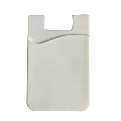 Silicone Adhesive Phone Card Holder Stick-On Wallet Pocket for Back of Phone
