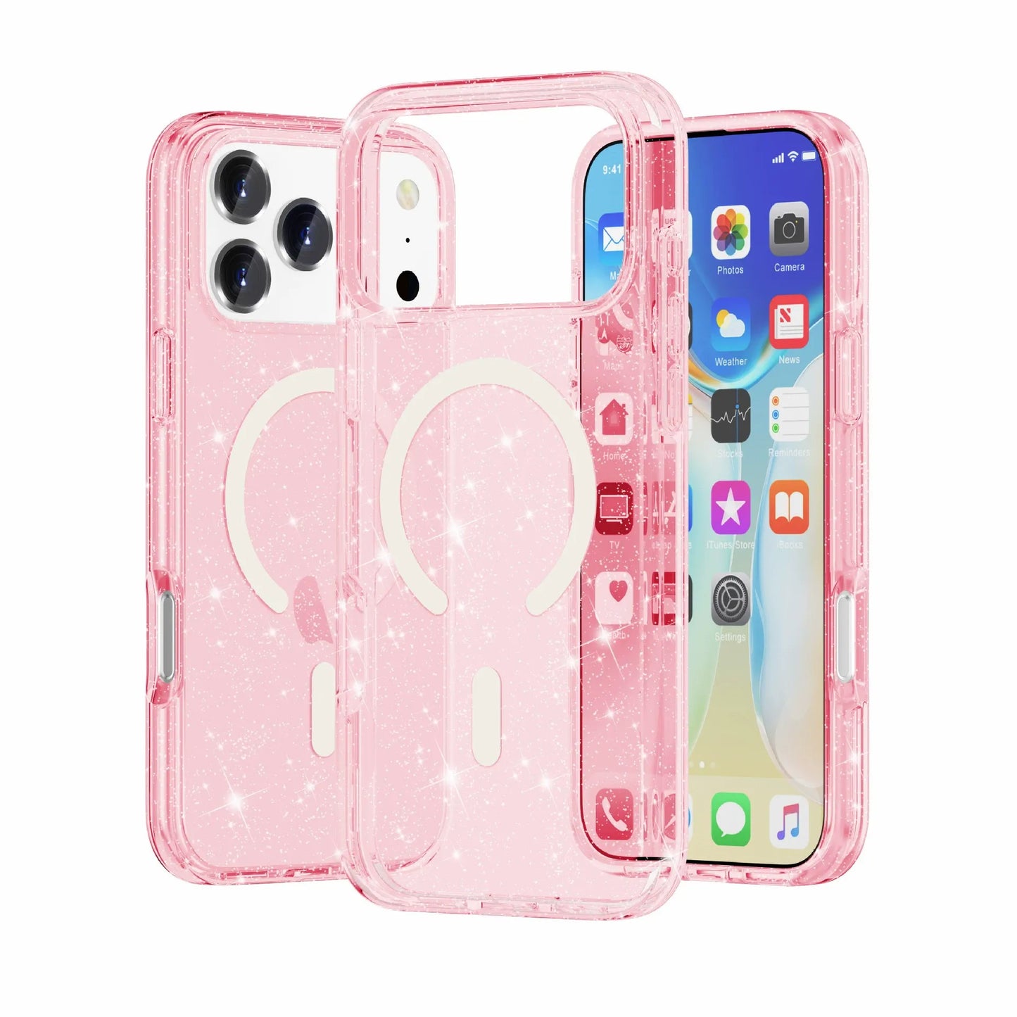 Iphone 17 air ultimate hard glitter case magsafe tough armor otterbox