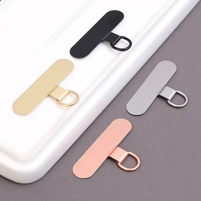4pcs Phone Lanyard Patch & 360° Swivel Connector with raised bridge design for charging port fit