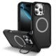 Iphone 17 air soft-touch 3 in 1 magsafe Case shockproof w foldable camera stand