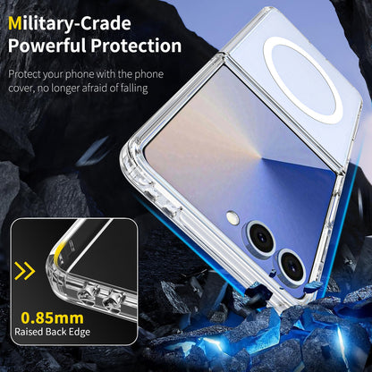 samsung galaxy z flip 7 Hybrid clear magsafe case strong magnet