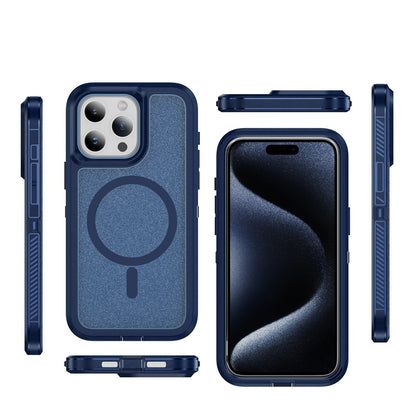 Iphone 16 case light weight 3-in-1 triple layer case otterbox defender series xt style (no logo)