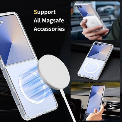 samsung galaxy z flip 6 Hybrid clear magsafe case strong magnet
