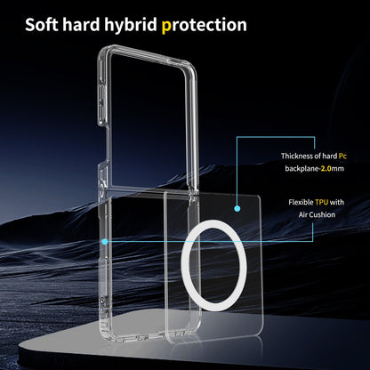 samsung galaxy z flip 7 Hybrid clear magsafe case strong magnet