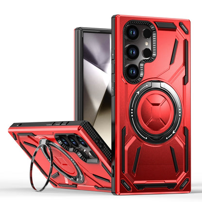 Samsung galaxy s26 plus Magnetic Case with rotating Ring Stand – Full Body Shockproof Rugged Cover, MagSafe Compatible (B011)