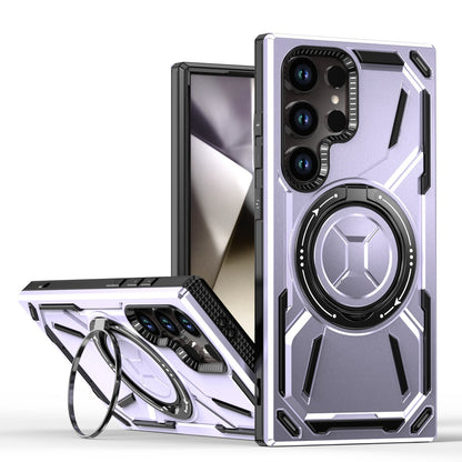 Samsung galaxy s26 plus Magnetic Case with rotating Ring Stand – Full Body Shockproof Rugged Cover, MagSafe Compatible (B011)