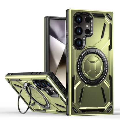 Samsung galaxy s26 plus Magnetic Case with rotating Ring Stand – Full Body Shockproof Rugged Cover, MagSafe Compatible (B011)