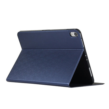 ipad case skin feel pu leather front loading style tpu back navy