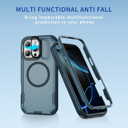 Iphone 17 air soft-touch 3 in 1 magsafe Case shockproof w foldable camera stand